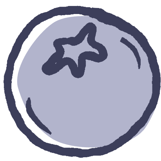 Świeża borówka do koktajli